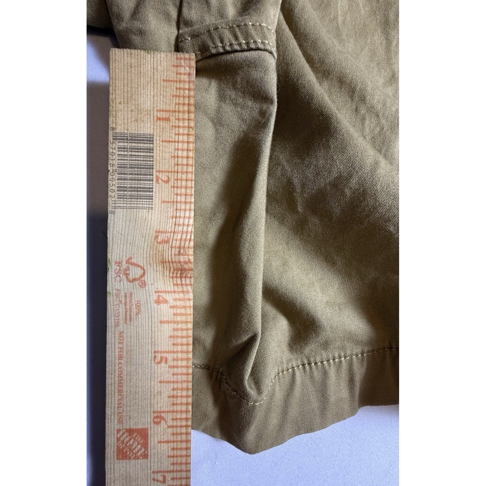 Gap Shorts Men's XXL Khaki Tan Twill Elastic Waist Drawstring Pull On Casual-684 - Picture 6 of 8